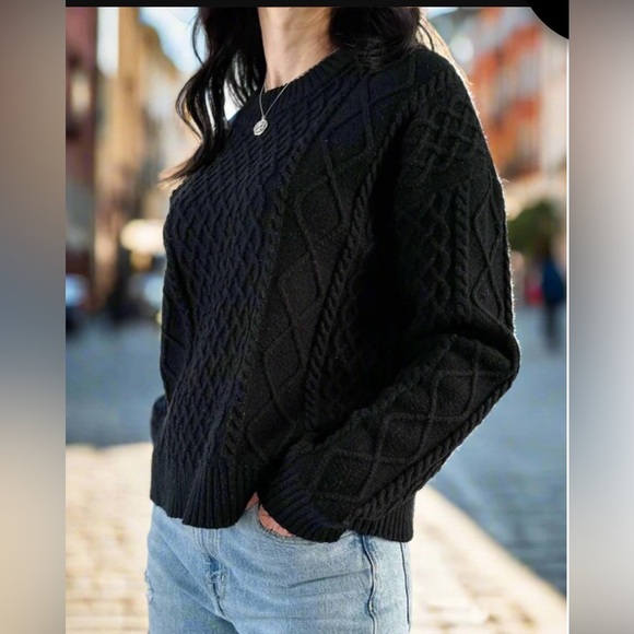 ESQUALO Sweaters - Esqualo soft cable knit sweater